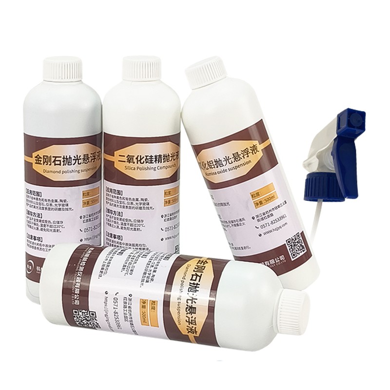 Líquidos de polimento de alumina, diamante e dióxido de silício: guia completo