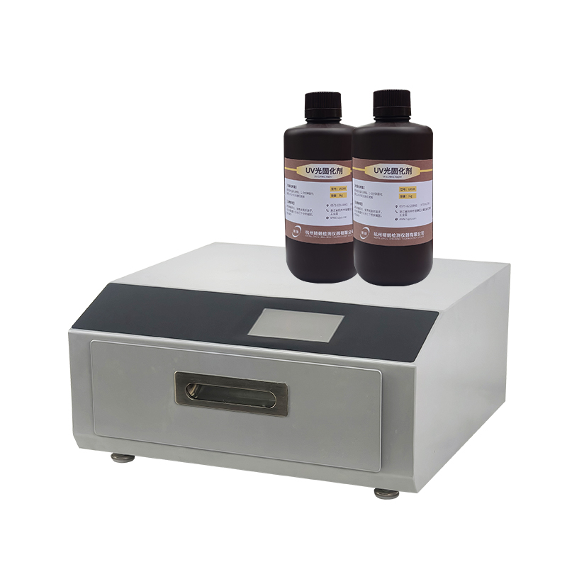 Máquina de montagem com cura por luz UV para amostras metalográficas